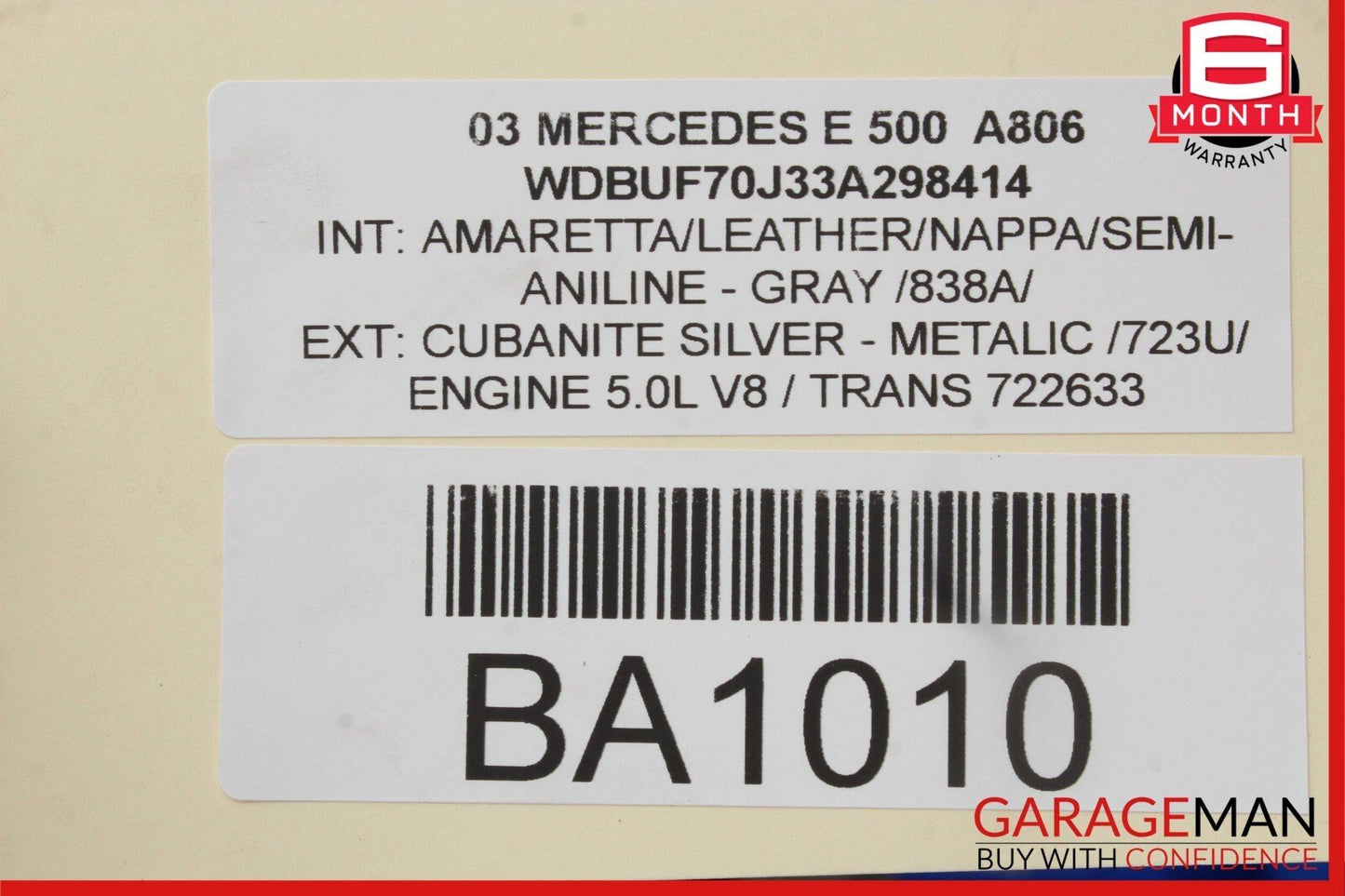 07-13 Mercedes W221 S550 S350 S600 Front Left Driver Under Seat Control Unit OEM