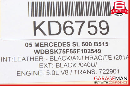 03-06 Mercedes R230 SL500 Right Door Keyless Go Entry Antenna Module OEM