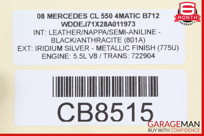 07-14 Mercedes W221 S550 CL550 Rear Right Side Thrust Arm Lower Control Arm