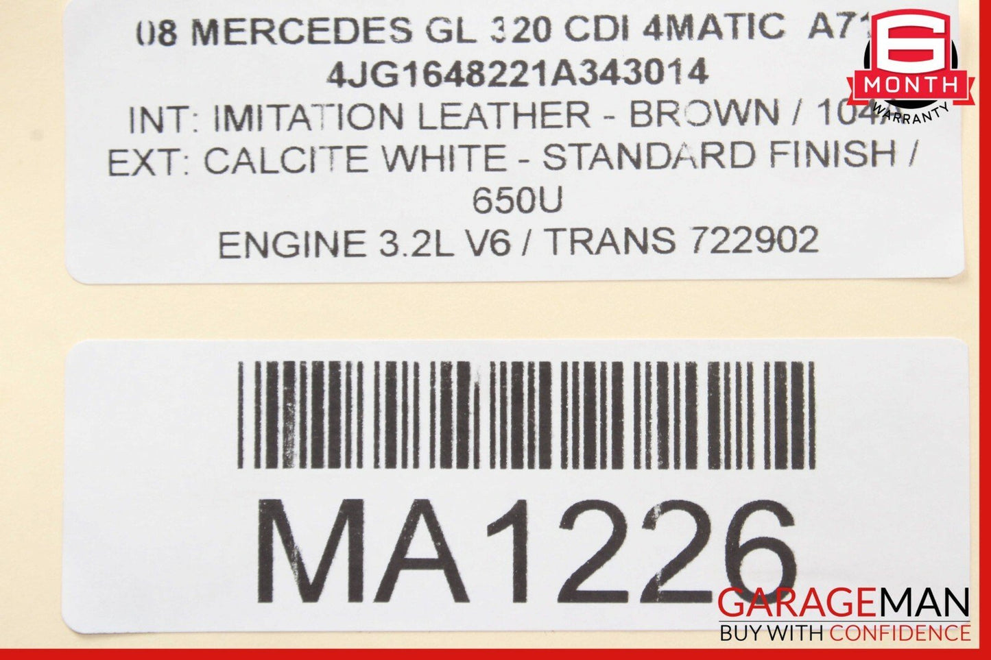 03-11 Mercedes X164 GL320 E350 Seat Control Module Front Left 2118704085 OEM