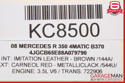 06-12 Mercedes W251 R350 ML550 Rear AC A/C Heater Climate Control Switch Module