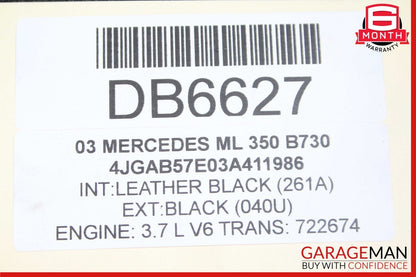 03-05 Mercedes W163 ML350 5G Tranny AT Automatic Transmission Assembly 722.674
