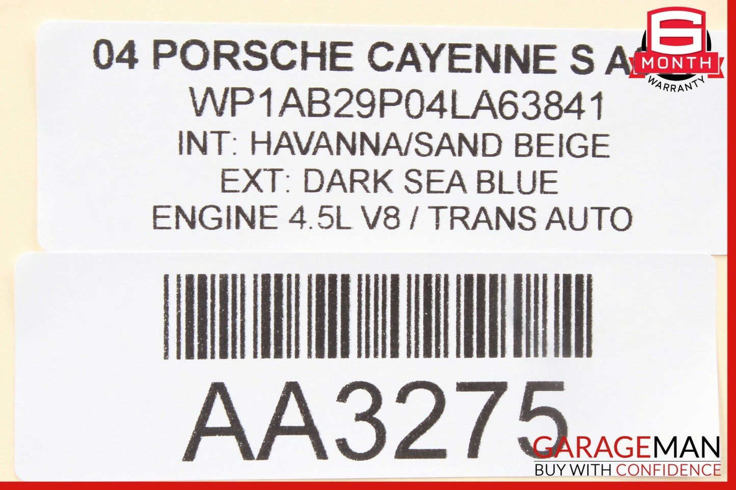 03-06 Porsche Cayenne 955 Front Right or Left Side Drive Axle Shaft Driveshaft