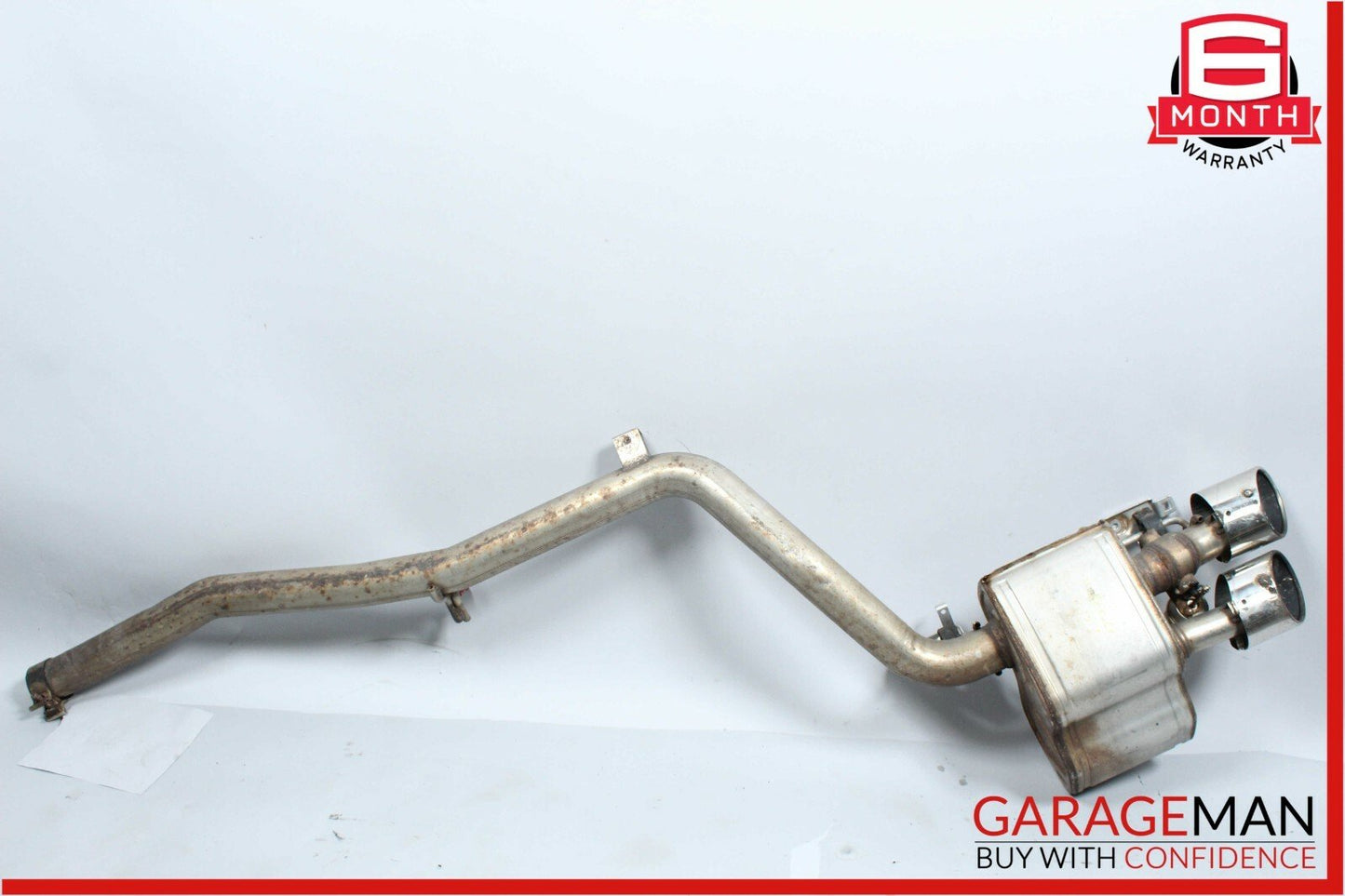 14-17 Maserati Ghibli Rear Right Exhaust Muffler Dual Tip Assembly OEM