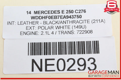08-18 Mercedes W212 E250 C300 Front Left Driver Side Seat Control Module OEM