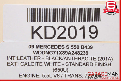 07-13 Mercedes W221 S350 S550 S65 AMG Front Right Side Under Seat Control Module