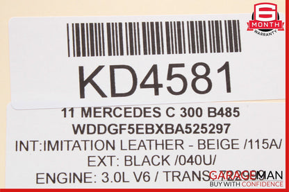 08-11 Mercedes W204 C350 C300 A/C Heater Climate Temperature Switch Controller