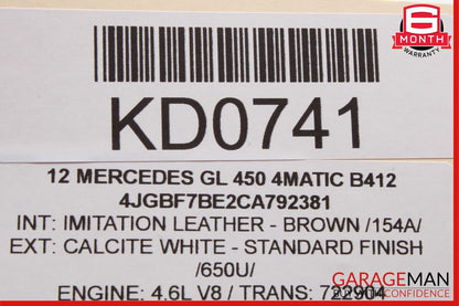06-13 Mercedes X164 GL450 ML550 Front Right Passenger Door Control Module OEM