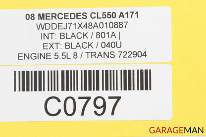 07-13 Mercedes W216 CL550 S550 Front Right Door Lock Latch Actuator Keyless Go