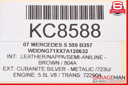 07-14 Mercedes W221 S600 Front Right Seat Adjust Control Memory Switch Set of 2