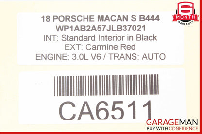 15-23 Porsche Macan 95B Front Right Passenger Side Door Window Regulator Motor
