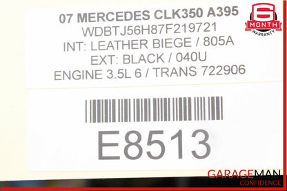 05-09 Mercedes W209 CLK350 Dash Heated Seat ESP Hazard Light Control Switch Wood