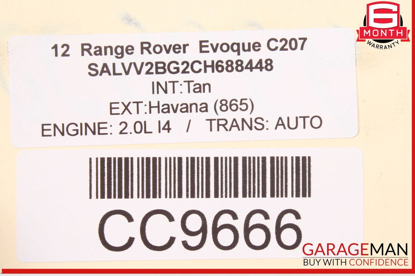 12-19 Range Rover Evoque L538 Front Bumper Support Mount Bracket BJ3217E778A OEM