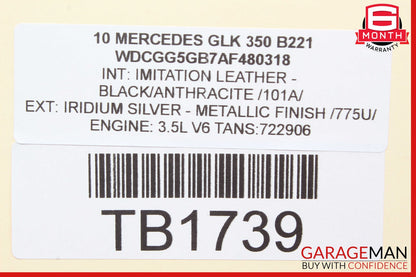 10-17 Mercedes X204 GLK350 C300 Master Cylinder Power Brake Booster OEM