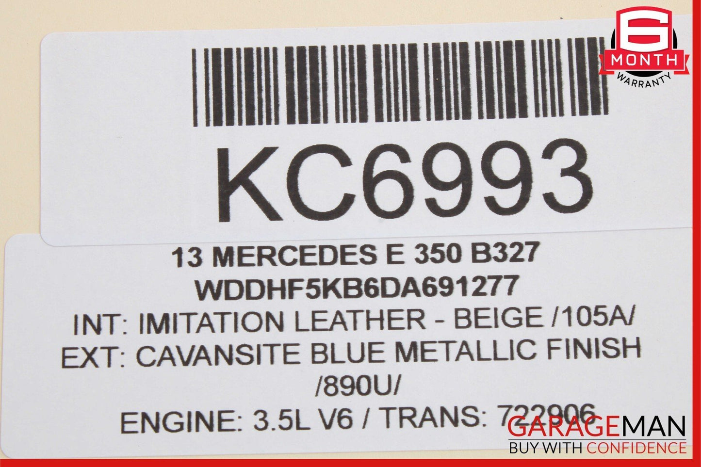 08-14 Mercedes W212 E350 C300 E550 C250 Rear Left Door Lock Latch Actuator