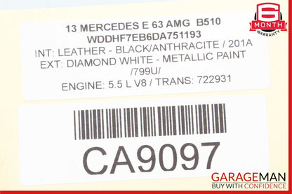 08-17 Mercedes W204 C250 E63 AMG Rear Left / Right Upper Rearward Control Arm