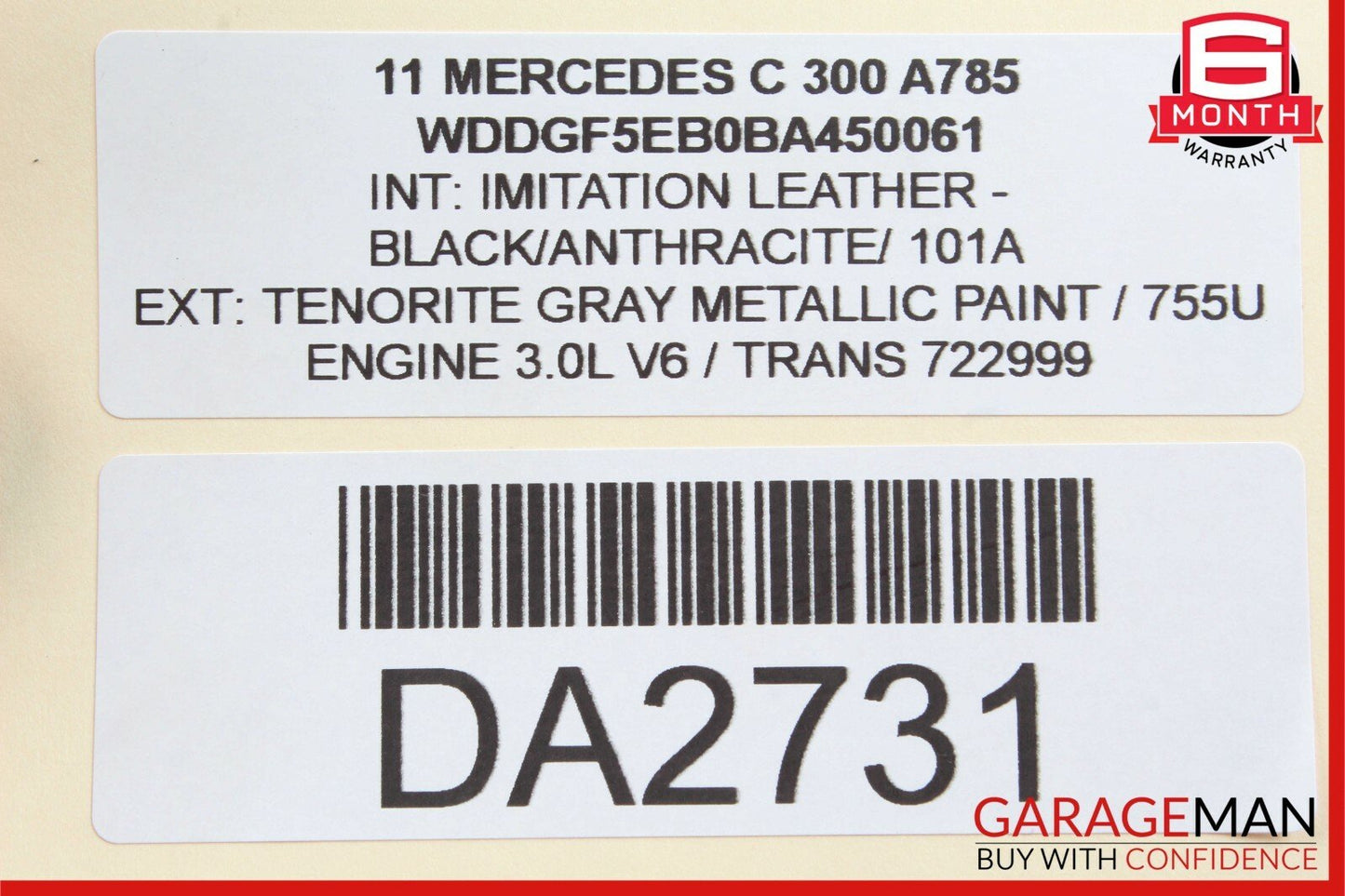 08-14 Mercedes W204 C300 C250 Floor Gear Shift Shifter Selector Box OEM