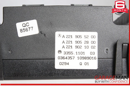 07-14 Mercedes W221 S550 CL550 AC A/C Climate Control Switch Dual Zone OEM