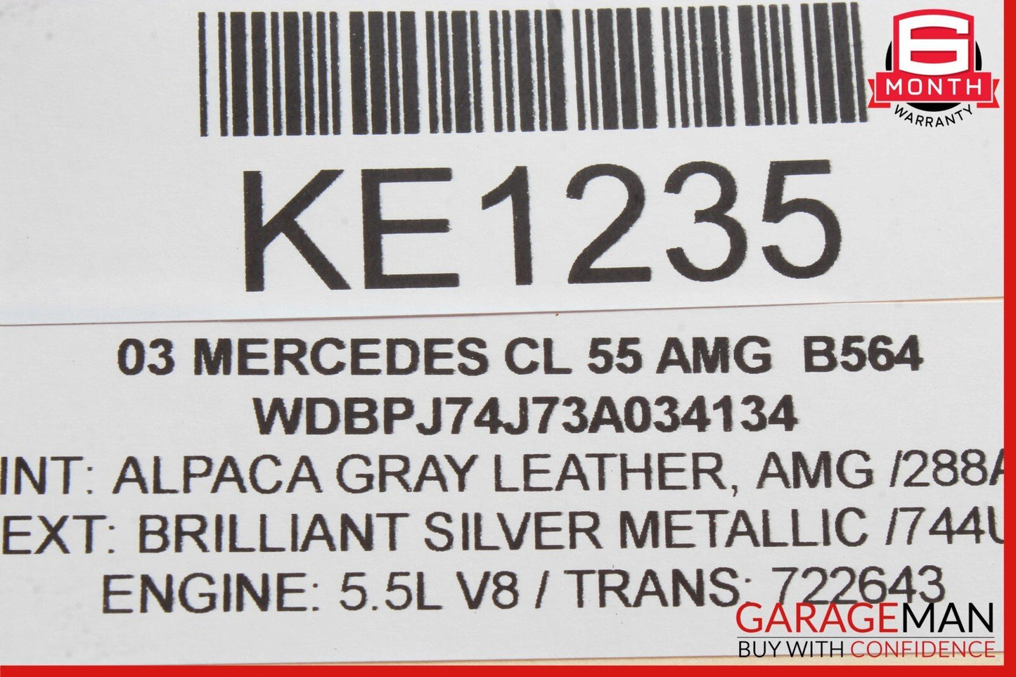 00-06 Mercedes W215 CL500 CL55 AMG Front Right Side Seat Controller Module Unit