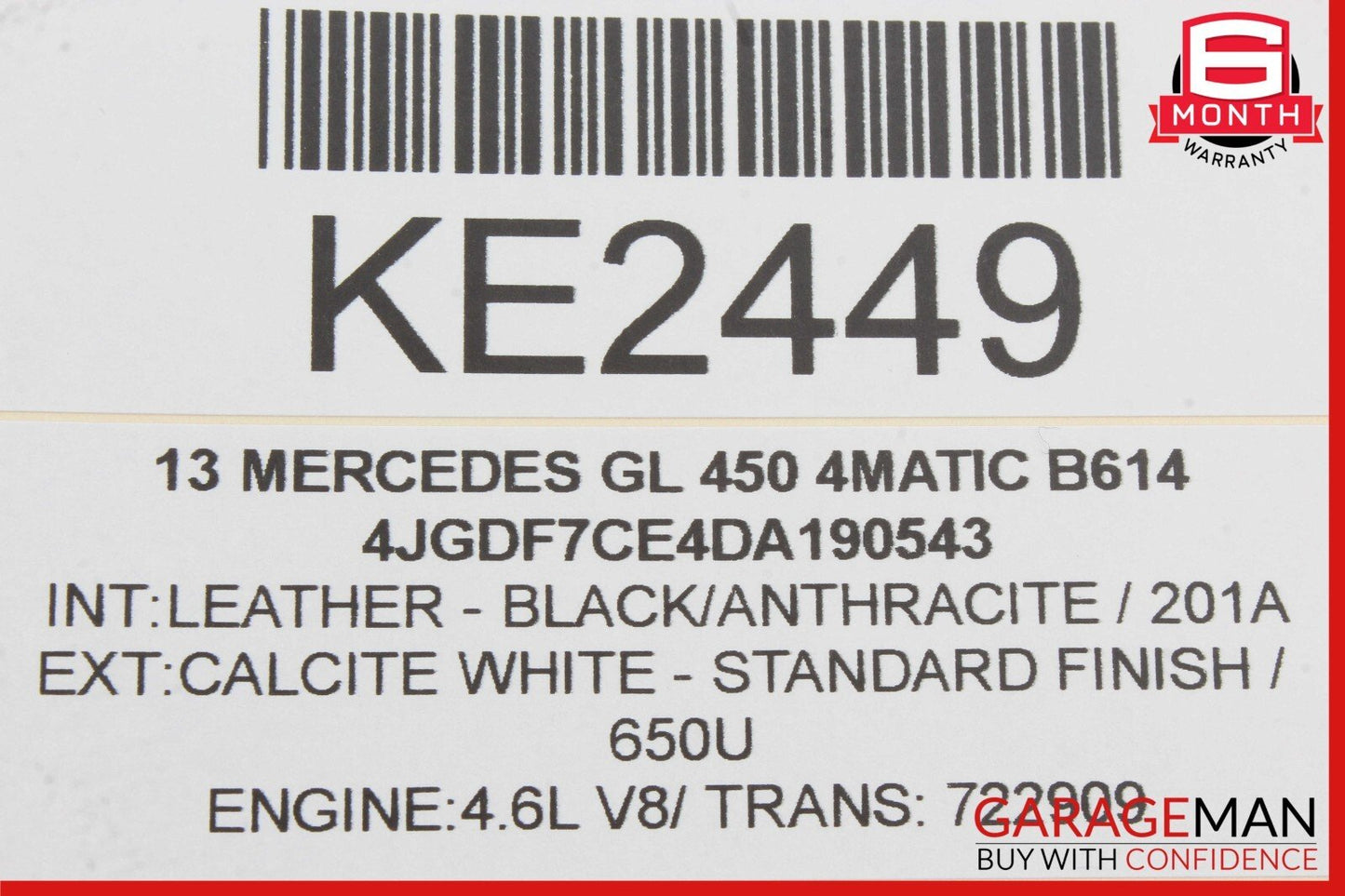 13-19 Mercedes X166 GL450 GLS450 Front Left Side Door Lock Latch Actuator OEM