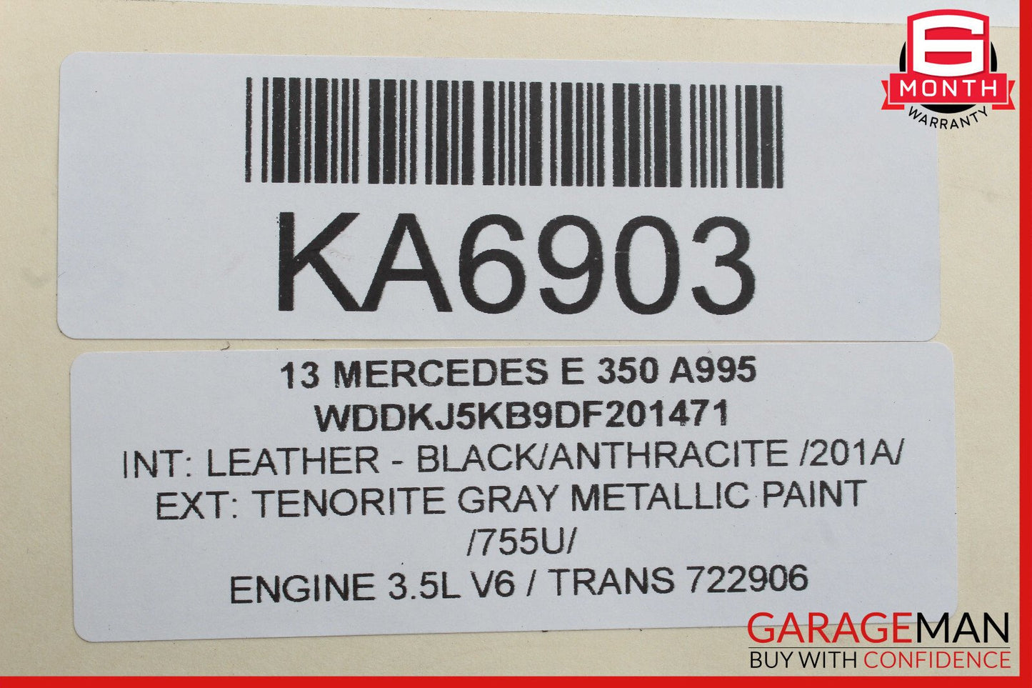 08-18 Mercedes W204 C250 C300 Rear Left or Right Side Lower Thrust Control Arm