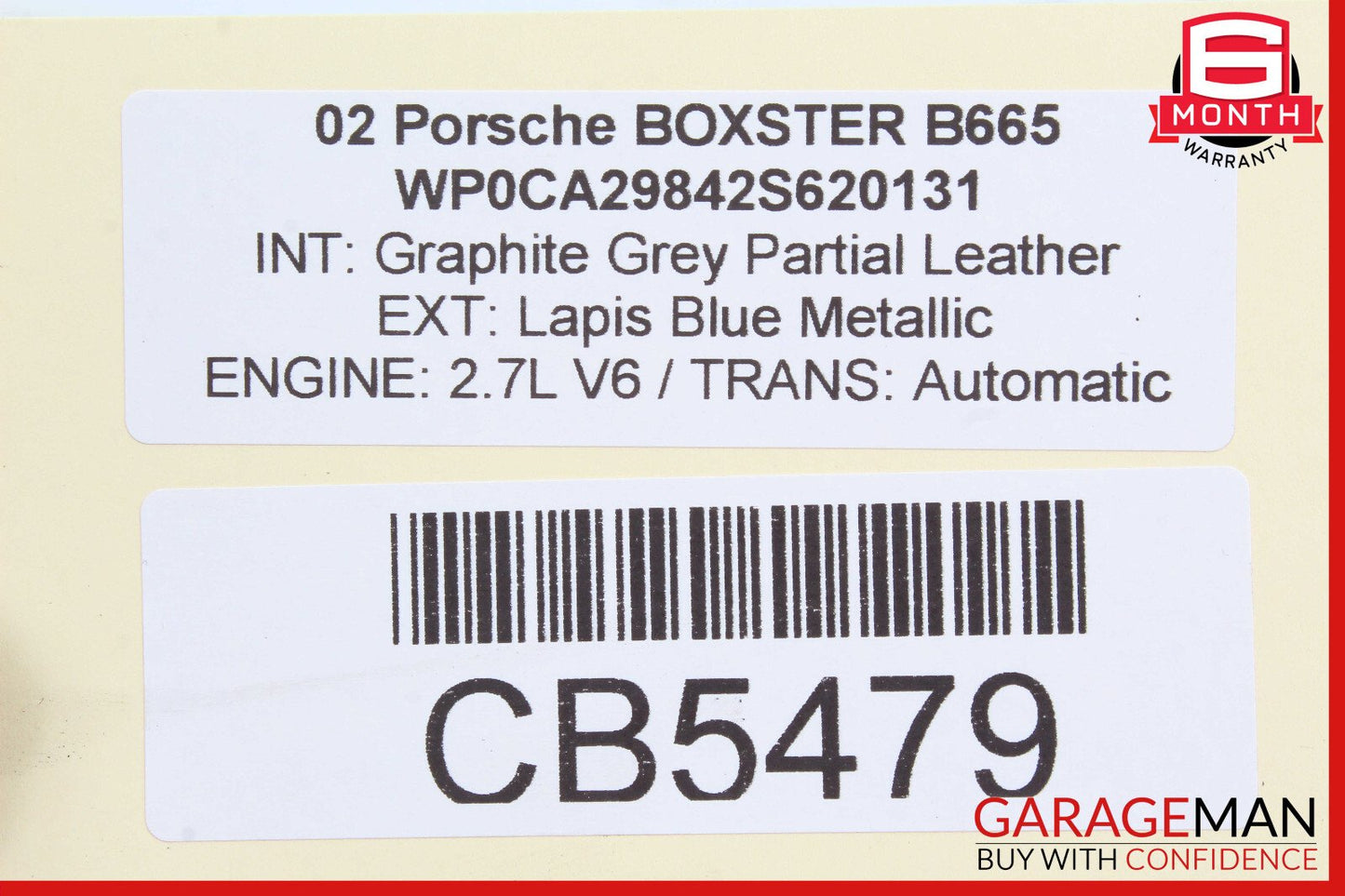 97-04 Porsche Boxster 986 Rear Right or Left Side Lower Control Arm OEM