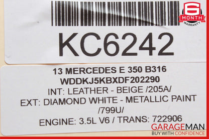 10-17 Mercedes W212 E350 E400 Convertible Front Right Side Door Tweeter Trim OEM