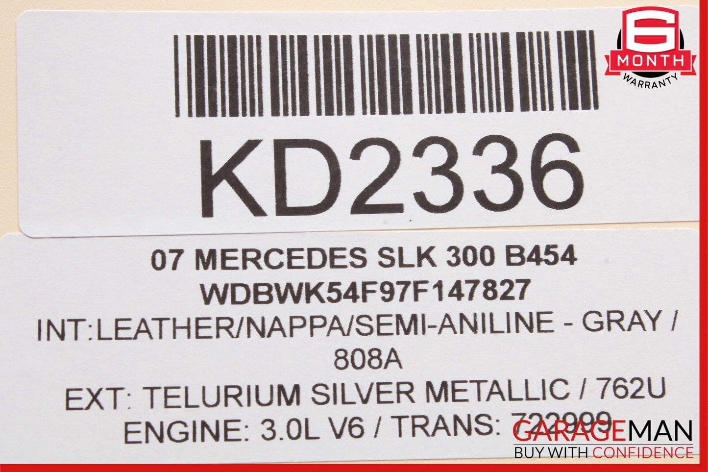 05-11 Mercedes R171 SLK300 SLK350 Right Convertible Top Latch Catch Lock OEM