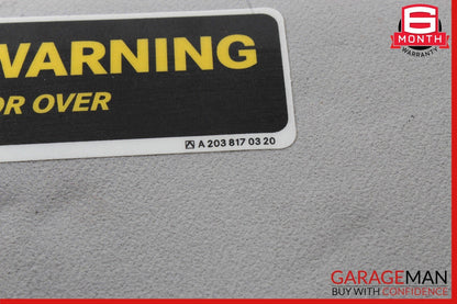 03-09 Mercedes-Benz C320 W203 Front Right Sun Visor Sunvisor 2038177320