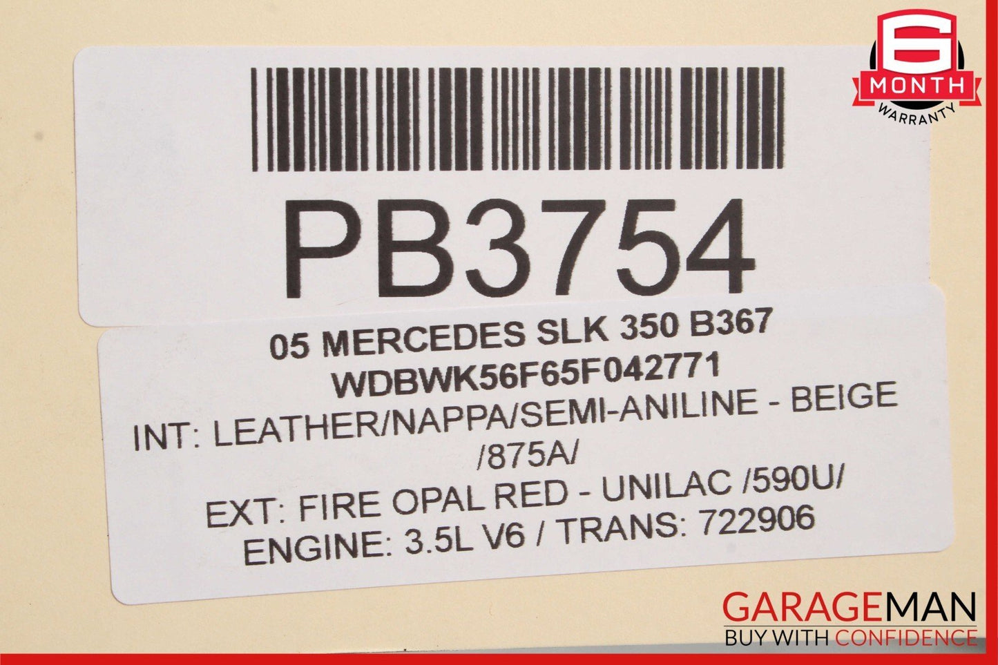05-08 Mercedes R171 SLK280 SLK350 Engine Cooling Radiator AC A/C Condenser Assy