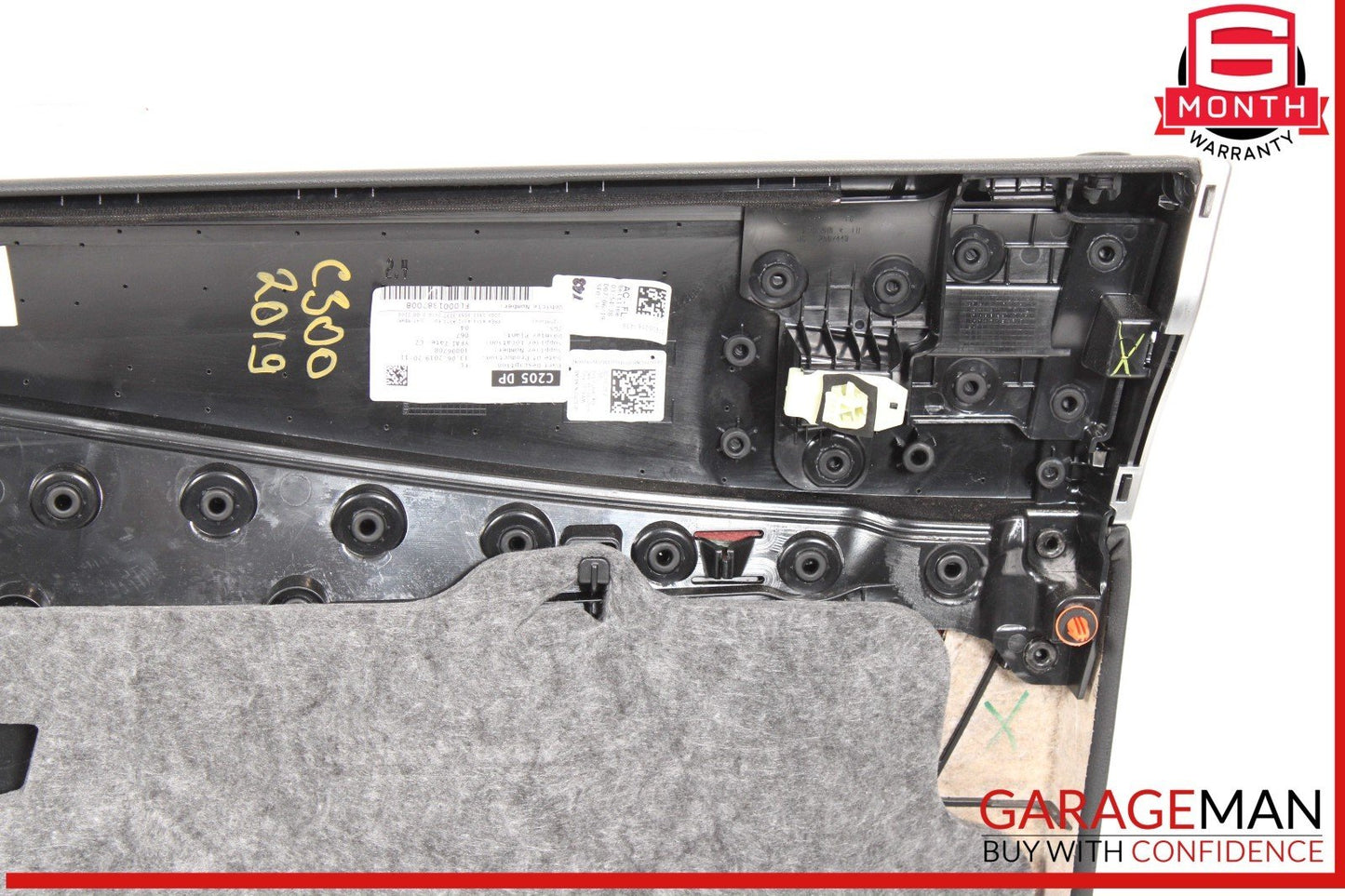 19-21 Mercedes W205 C300 C63 AMG Coupe Front Left Side Interior Door Panel OEM