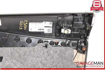 19-21 Mercedes W205 C300 C63 AMG Coupe Front Left Side Interior Door Panel OEM