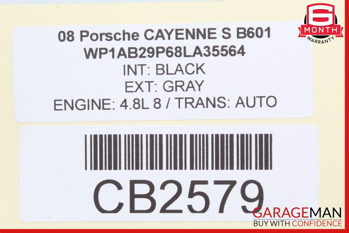 03-10 Porsche Cayenne S 957 Front Prop Propeller Drive Axle Shaft Driveshaft OEM