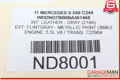 10-13 Mercedes W221 S550 Front Right Side Seatbelt Seat Belt Retractor OEM