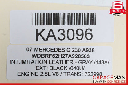 01-07 Mercedes W203 C230 C32 AMG Front Right Side Lower Control Arm RWD