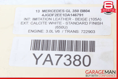 12-19 Mercedes X166 GL450 Front Right Side Driveshaft CV Drive Axle Shaft OEM