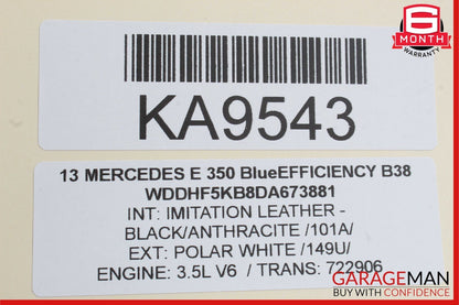 Mercedes W212 E400 E350 SLK250 Sirius Satellite Radio Receiver 2128706489