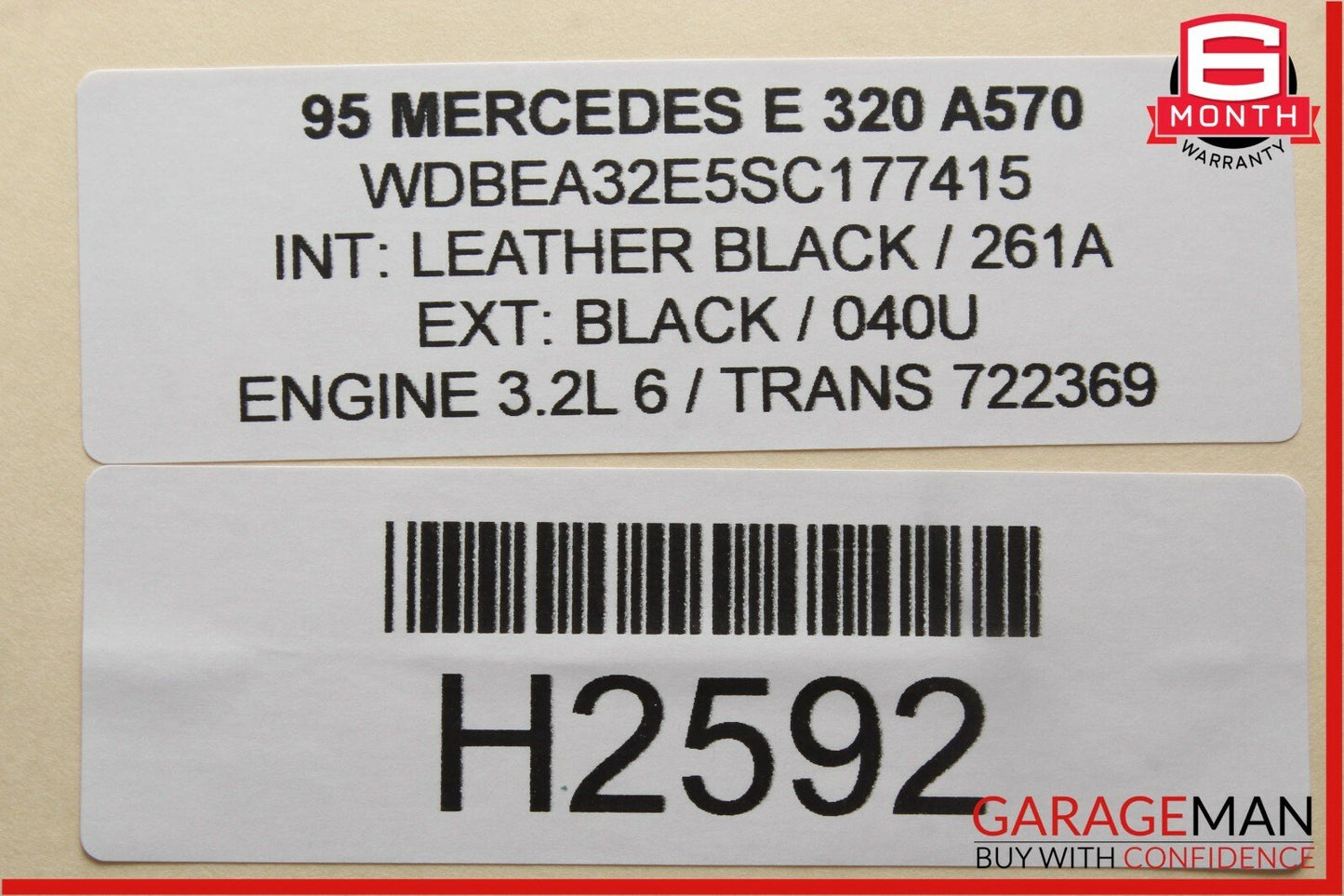 93-95 Mercedes W124 E320 300CE 300E 300TE CARB Diagnostic Control Module Unit