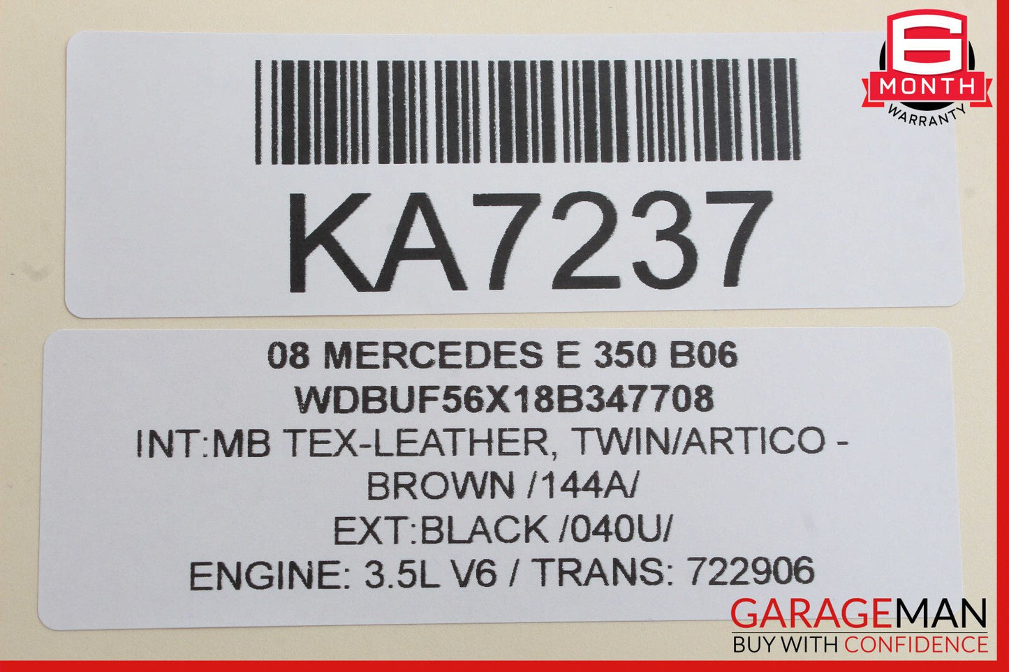 03-09 Mercedes W211 E320 E350 Exterior Door Handle Rear Right Side OEM