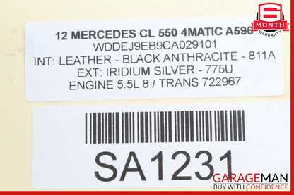07-13 Mercedes W216 CL550 CL600 CL65 AMG Seat Cushion Length Motor Set of 2 Pc