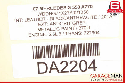 07-09 Mercedes W221 S450 S550 CL550 Engine Motor Cooling Fan Shroud Assembly OEM