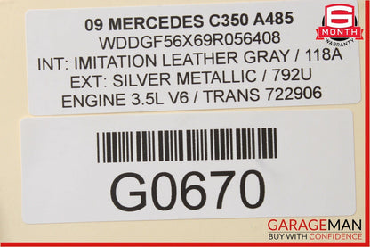 08-11 Mercedes W204 C350 Navigation Command Head Unit DVD CD Audio OEM