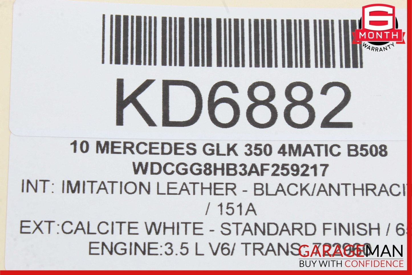 08-14 Mercedes X204 GLK350 E350 Power Brake Booster Master Cylinder Reservoir