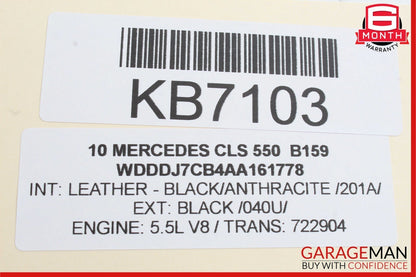 06-11 Mercedes W219 CLS350 CLS550 Front Left Door Tweeter Speaker Black OEM