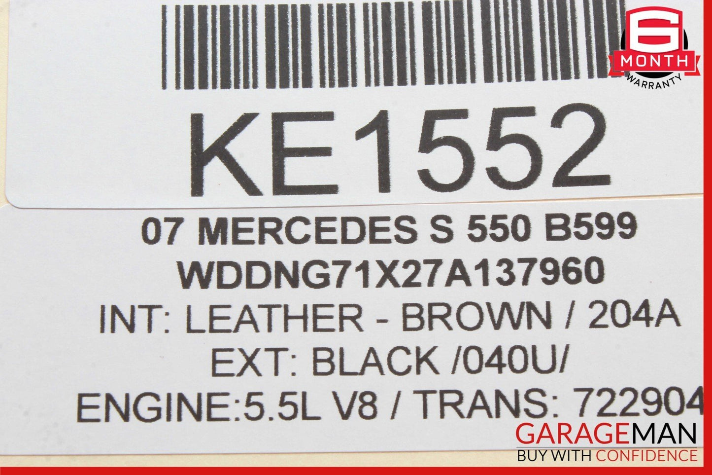 07-14 Mercedes W221 S550 CL600 CL550 RWD Front Right Side Lower Control Arm