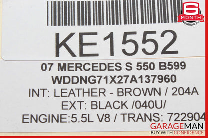 07-14 Mercedes W221 S550 CL600 CL550 RWD Front Right Side Lower Control Arm