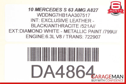 07-13 Mercedes W221 S550 S63 AMG Front Right Seat Dynamic Lumbar Control Module
