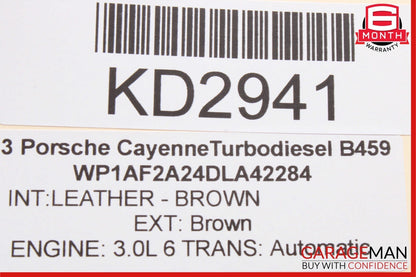 11-14 Porsche Cayenne 958 S Ignition Switch Control Module w/o Key 7PP905865 OEM