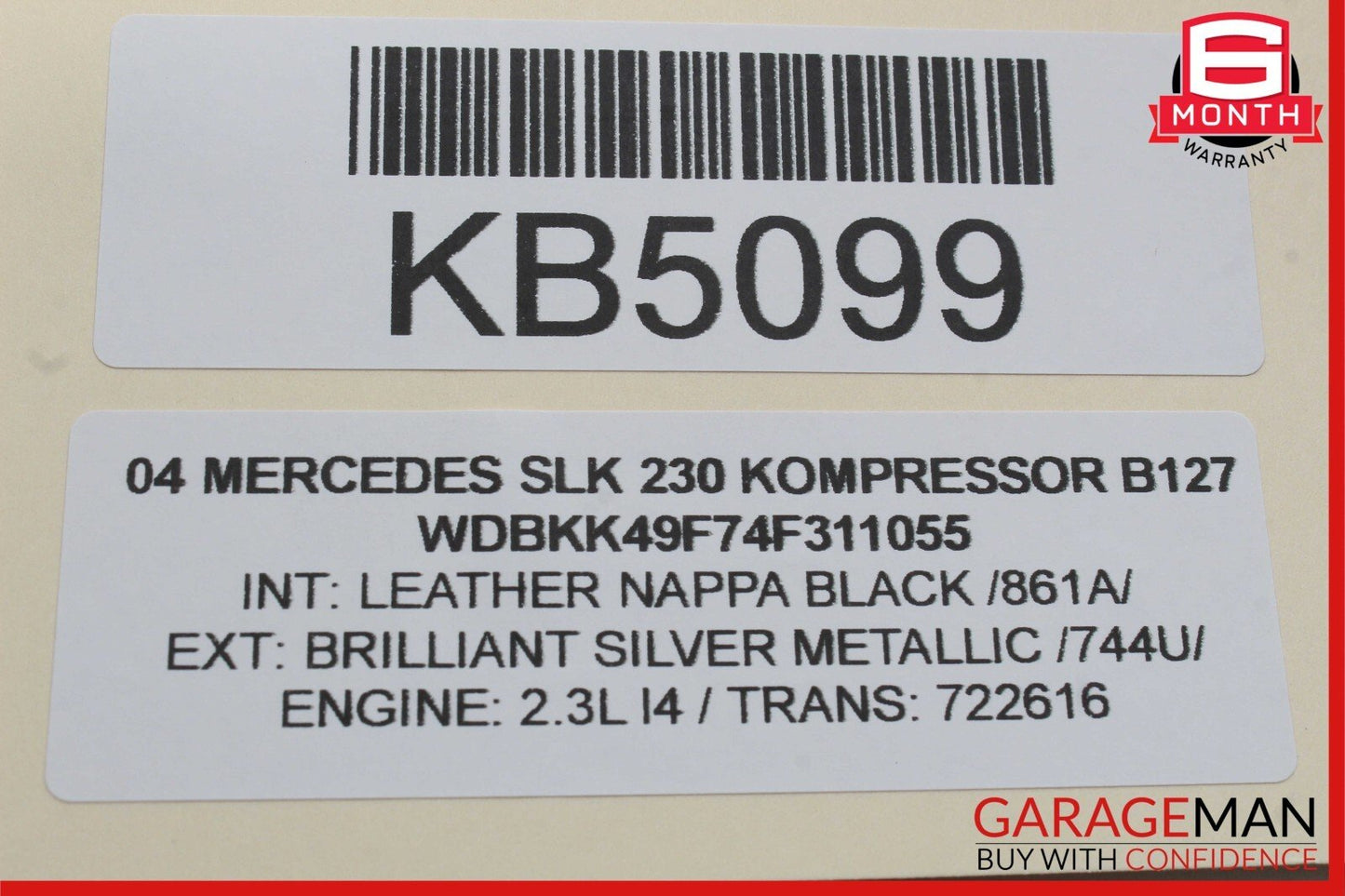 97-04 Mercedes R170 SLK230 Front Right & Left Side Door Sound Speakers Set of 2