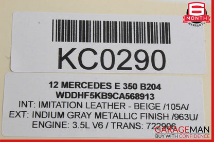 08-18 Mercedes W212 E350 CLS550 CLS400 Rear Right Side Door Lock Latch Actuator